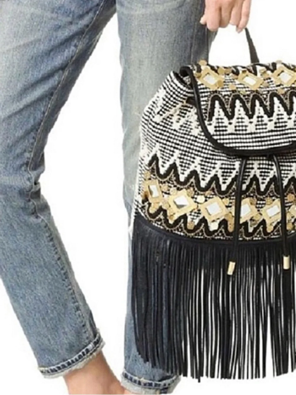 Rebecca Minkoff Julian Fringe Boho Backpack